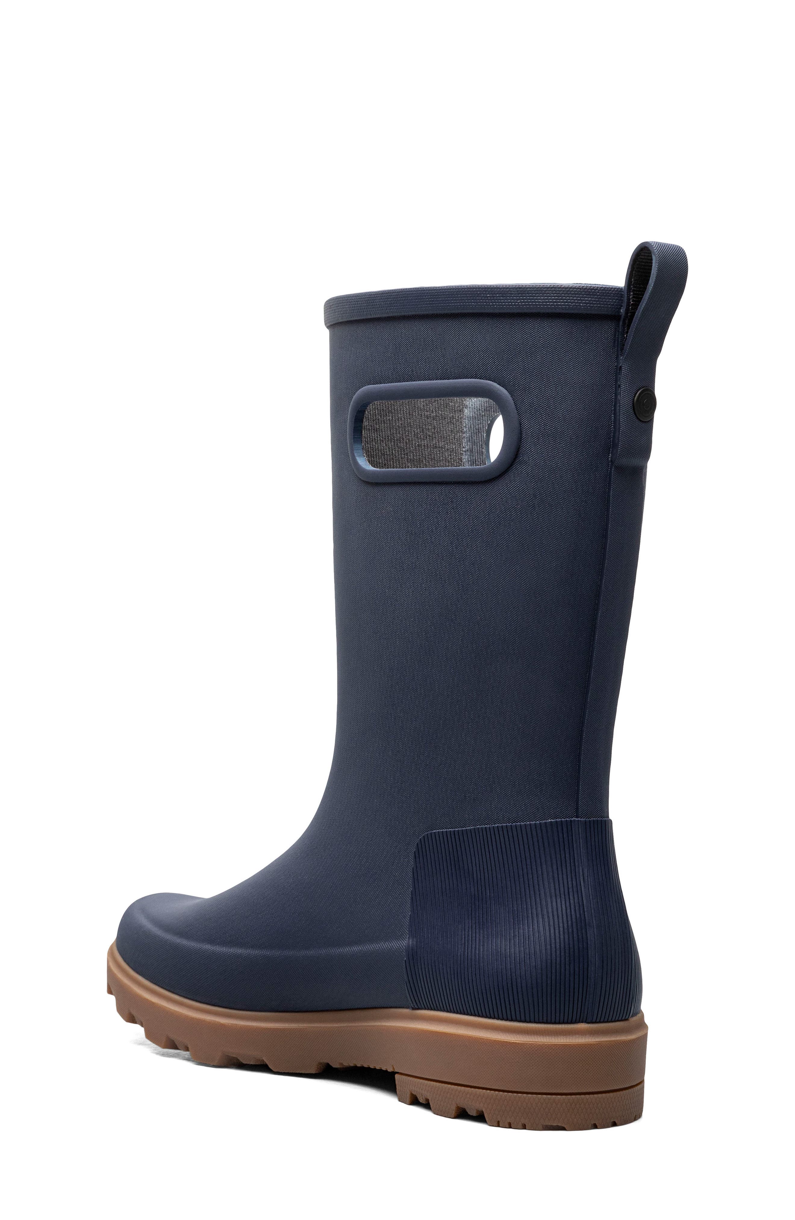 Kids' Holly Tall Waterproof Boot, Alternate, color, NAVY