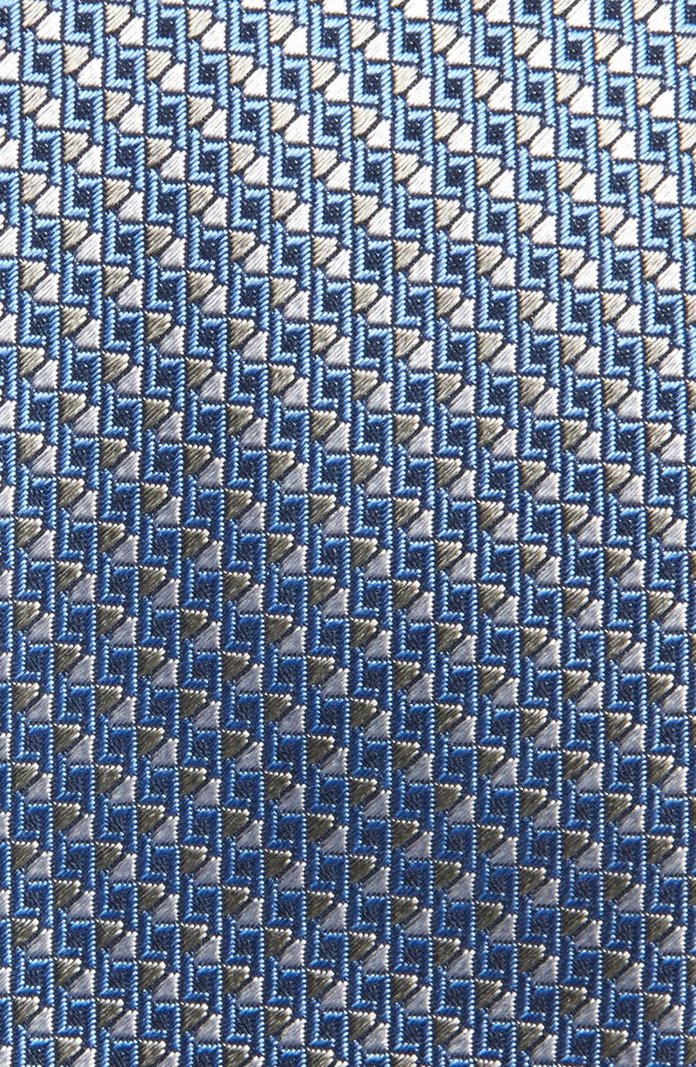 Brioni Geometric Silk Tie, Alternate, color, 