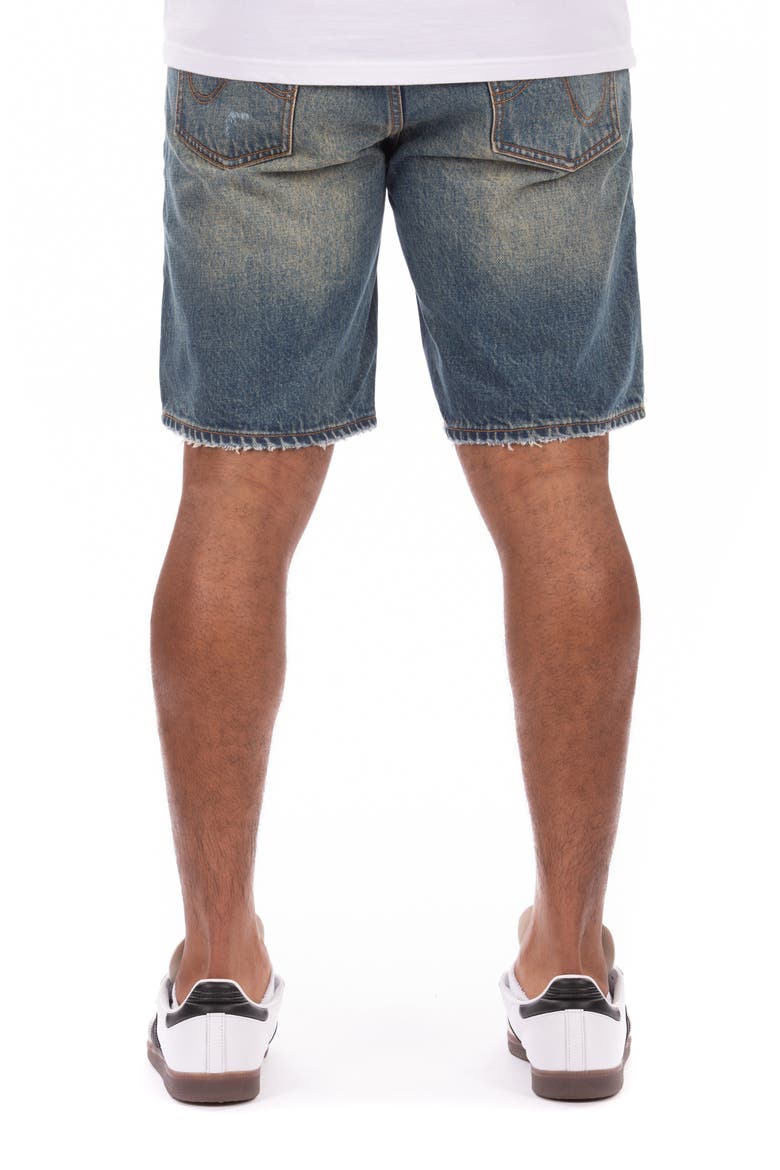 Blueberry Yogurt Denim Shorts, Alternate, color, BLUE SHADE