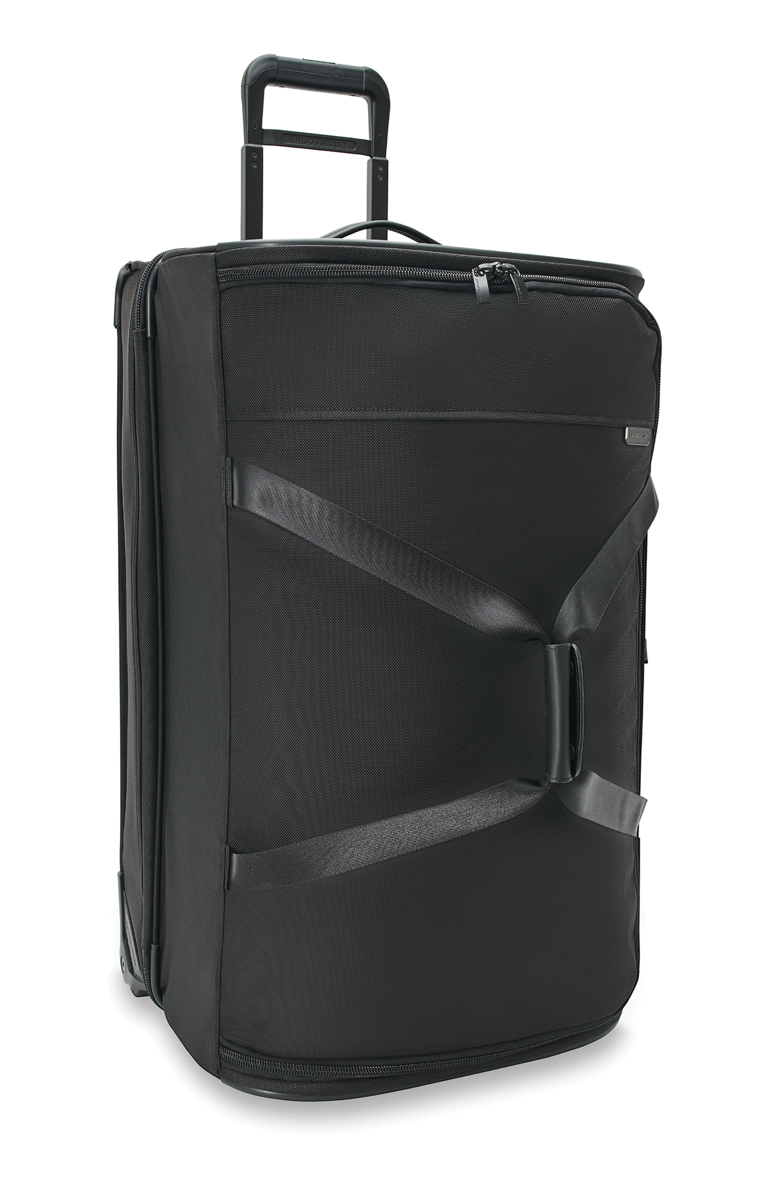 Briggs & Riley Baseline Large Two-Wheel Duffle Bag, Alternate, color, Black