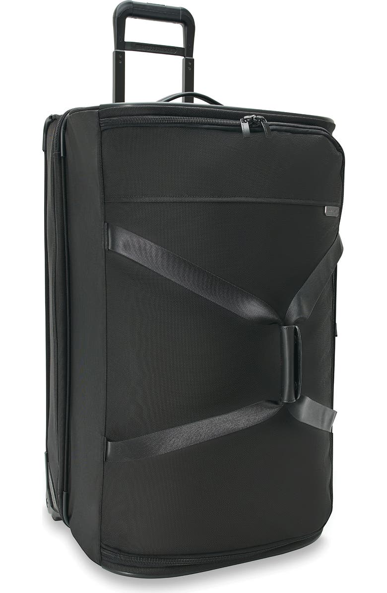 Briggs & Riley Baseline Large Two-Wheel Duffle Bag, Alternate, color, Black