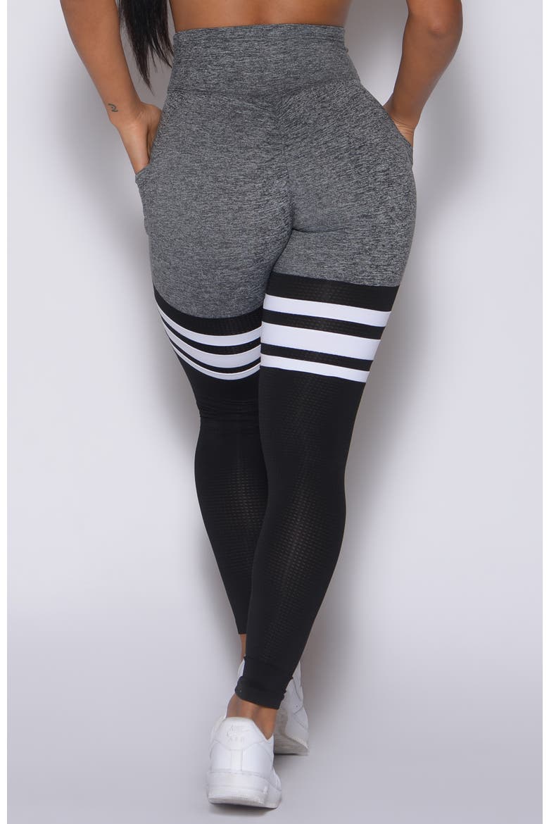 Scrunch Thigh Highs, Alternate, color, Grey & Black