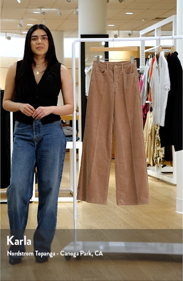 Good Skate High Waist Wide Leg Corduroy Pants, sales video thumbnail