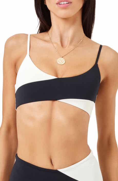 LSPACE High Tide Colorblock Bikini Top