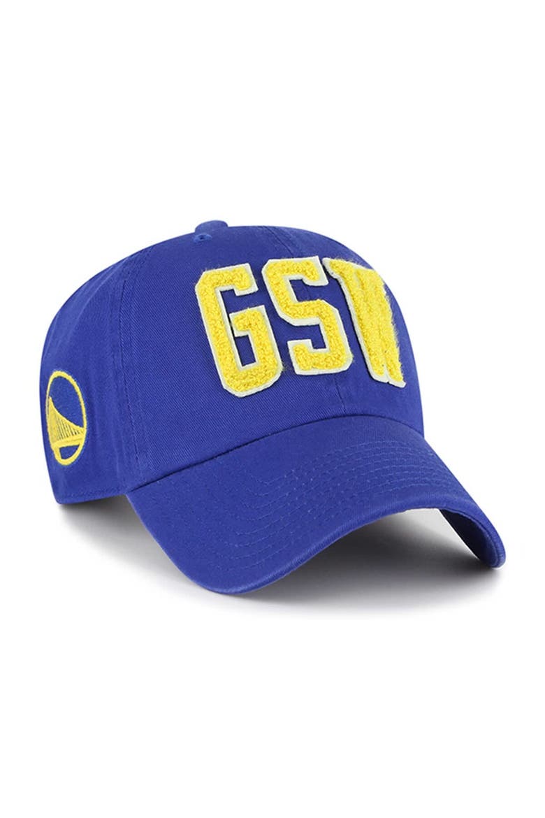 Men's '47 Royal Golden State Warriors Hand Off Clean Up Adjustable Hat, Main, color, Royal