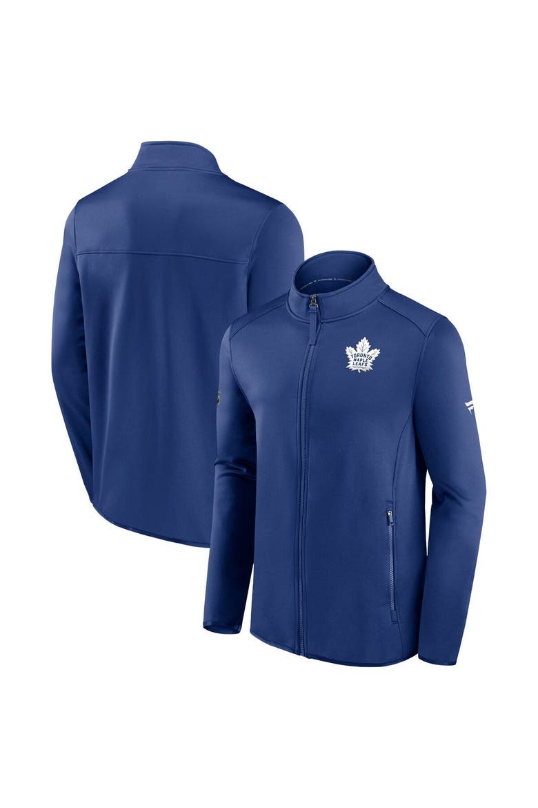Men's Fanatics Branded Blue Toronto Maple Leafs Authentic Pro Rink Fleece Full-Zip Jacket, Main, color, Blue
