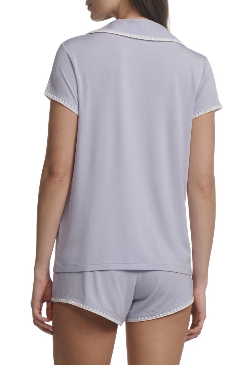 Frida Short Pajamas, Alternate, color, LAVENDER DUSK/IVORY