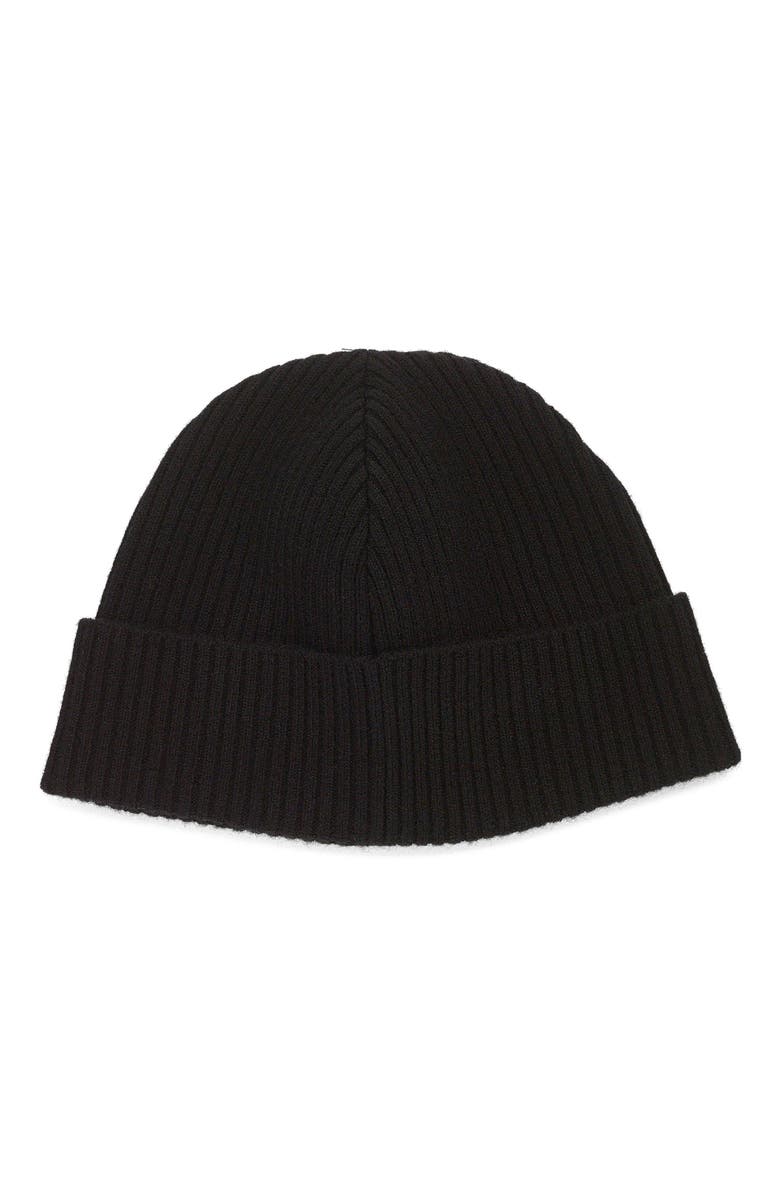 MCM Wool Beanie w/ Monogram Print ECONYL<sup>®</sup> Pocket, Alternate, color, 