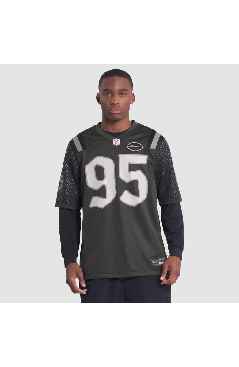 Nike Men's Nike Quinnen Williams Gotham Green New York Jets 2025 Rivalries Collection Game Jersey, Alternate, color, Green
