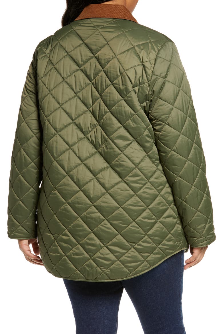 Pilton Quilted Jacket, Alternate, color, OLIVE
