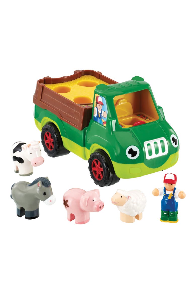Freddie Farm Truck Toy Set, Main, color, GREEN