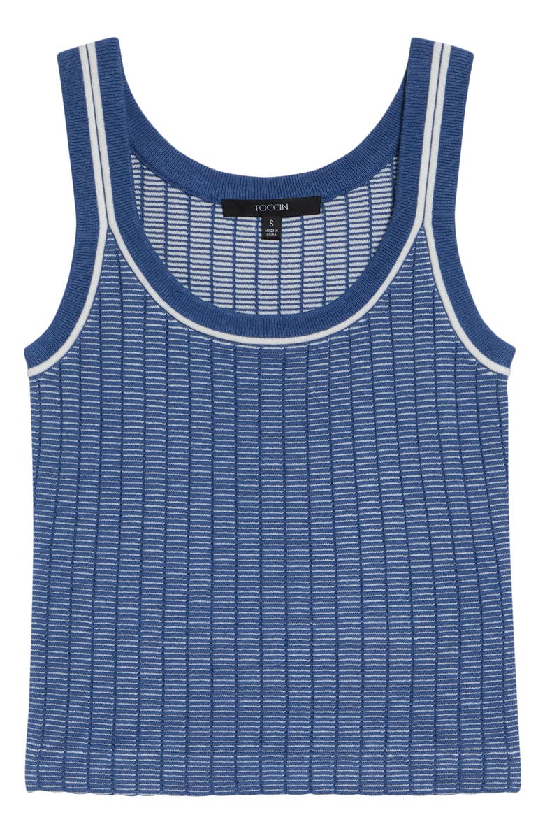 Toccin Freja Rib Scoop Neck Knit Tank, Alternate, color,