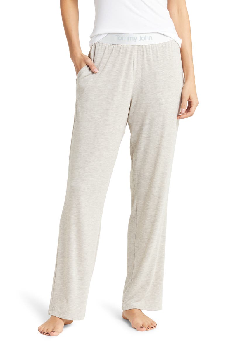 Second Skin Lounge Pants, Main, color, DOVE HEATHER
