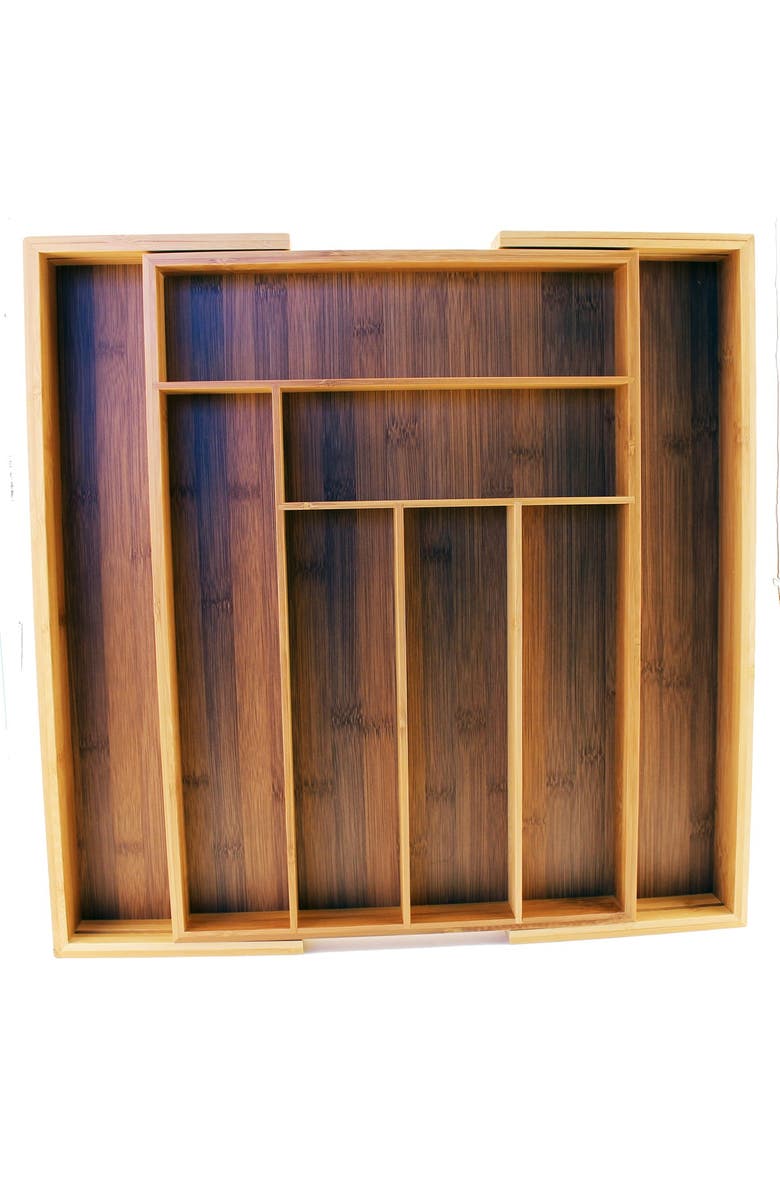 BergHOFF CooknCo 8-Slot Expanding Flatware Organizer, Main, color, Natural