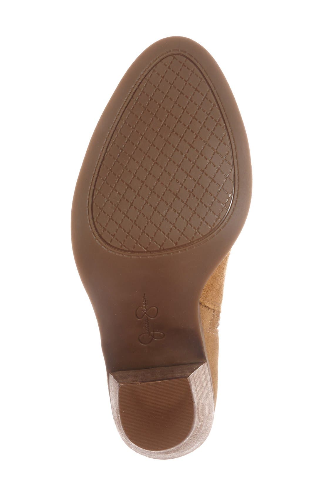 Jessica Simpson Open Toe Zip Bootie, Alternate, color, 