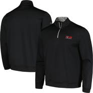BARSTOOL GOLF Men's Barstool Golf Black TOUR Championship Quarter-Zip Top