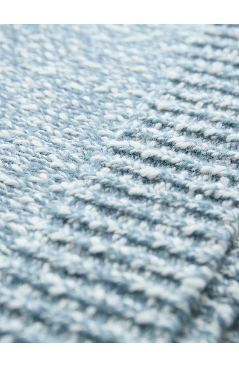 Celtic & Co. Merino Cotton Slouch Funnel Neck Sweater, Alternate, color, Dark Skylight