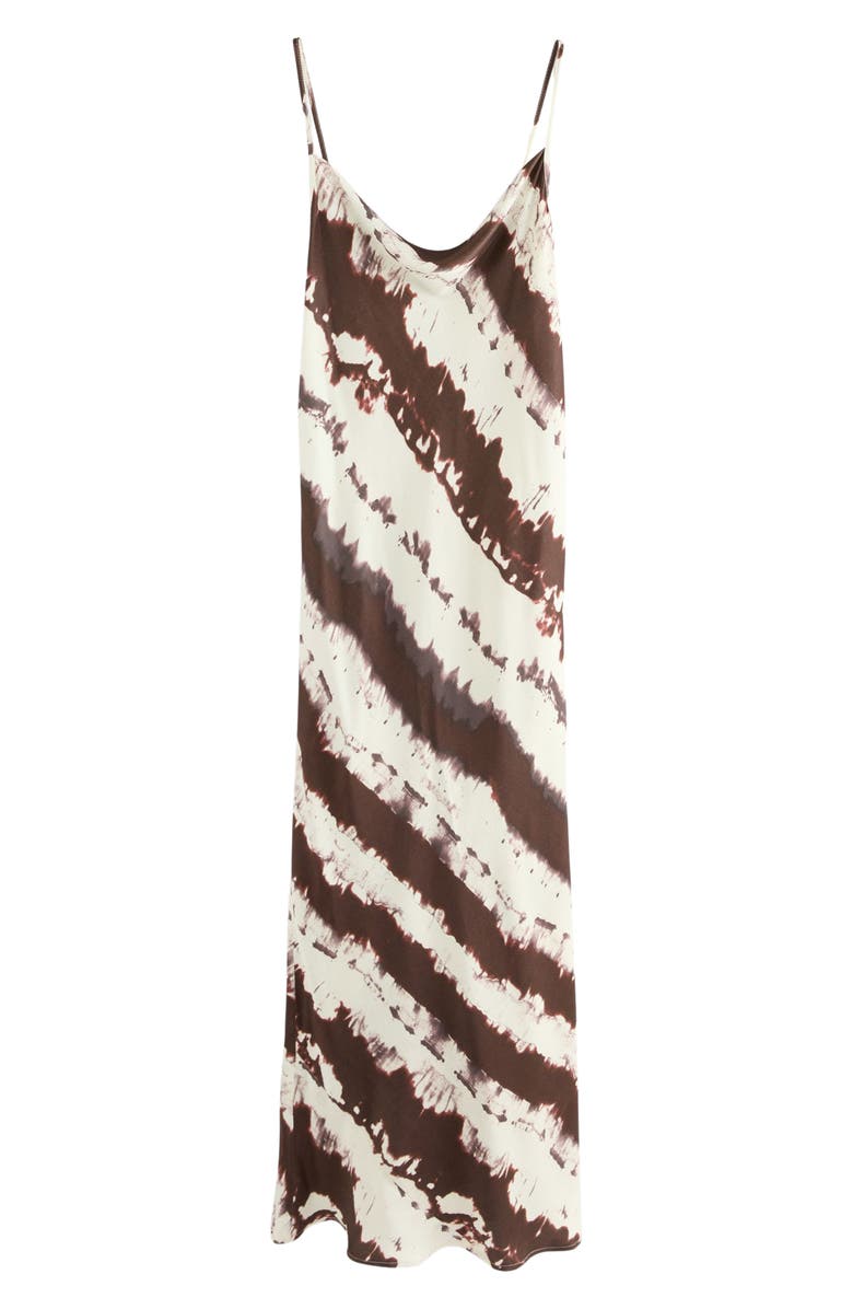 NEXT Cow Print Slipdress, Alternate, color, Brown