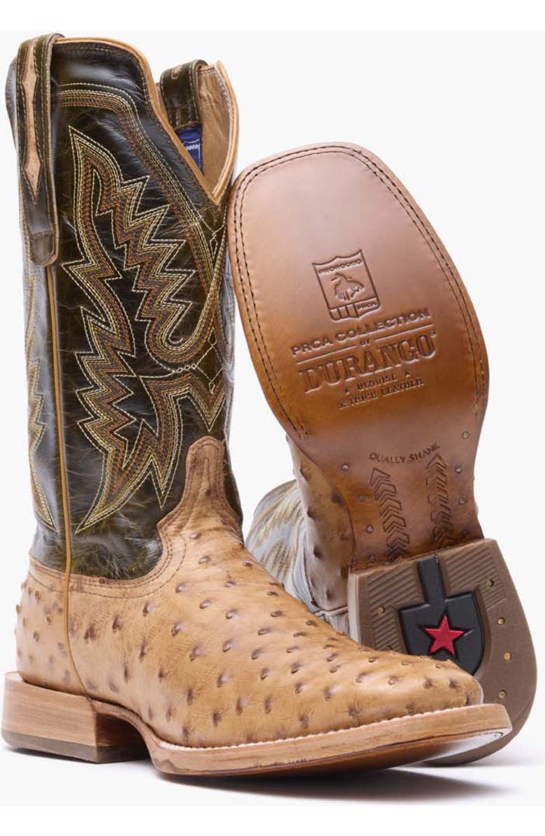 DURANGO Men's Prca Collection Fullquill Ostrich Western Boot, Alternate, color,