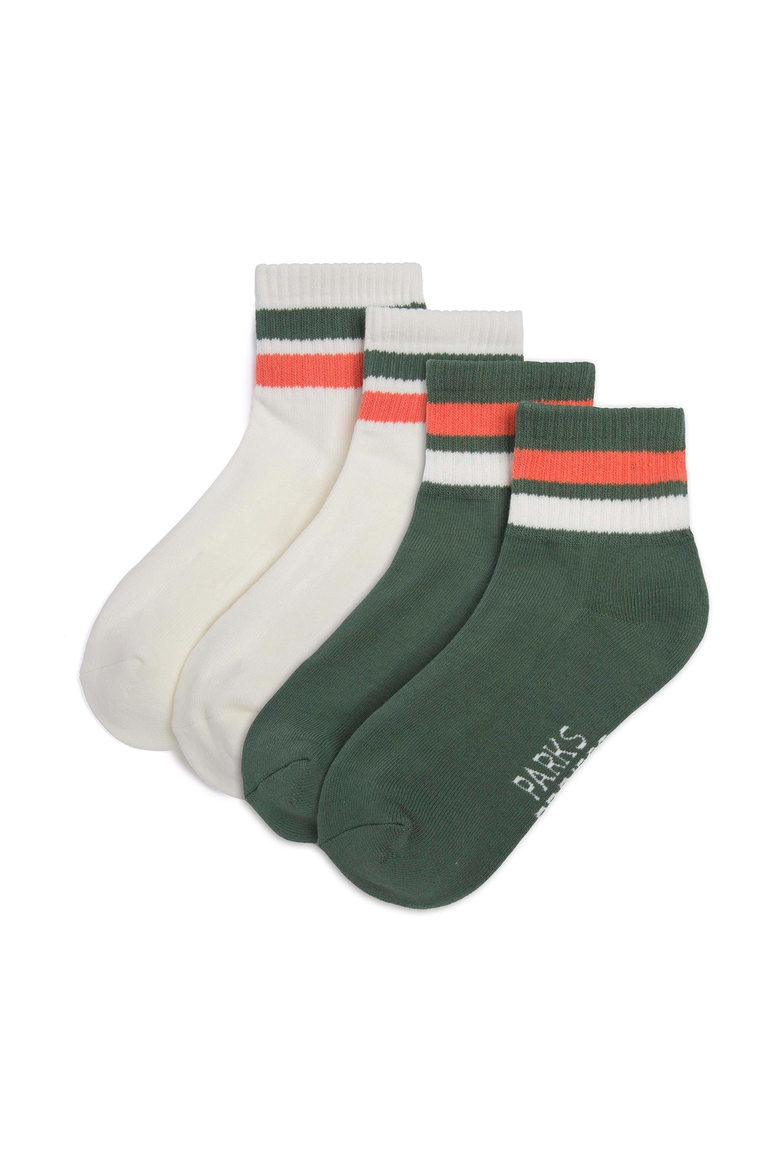 Trail Crew Quarter Sock 2 Pack, Main, color, Green and Natural