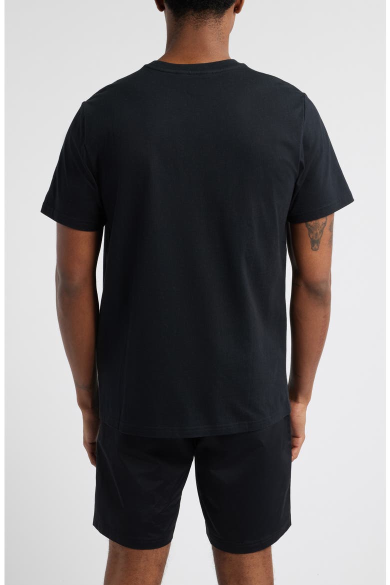 Core Embroidered T-Shirt, Alternate, color, BLACK