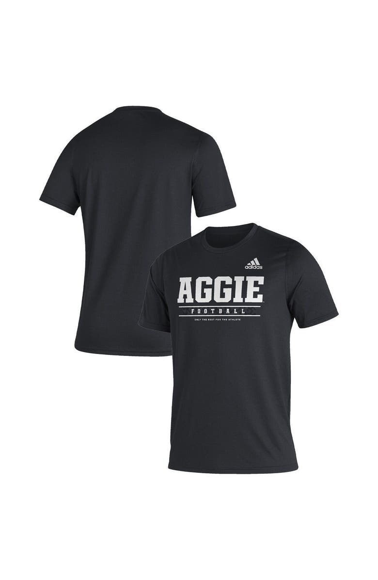 adidas Men's adidas Black Texas A&M Aggies Sideline Football Locker Practice Creator AEROREADY T-Shirt, Main, color, 