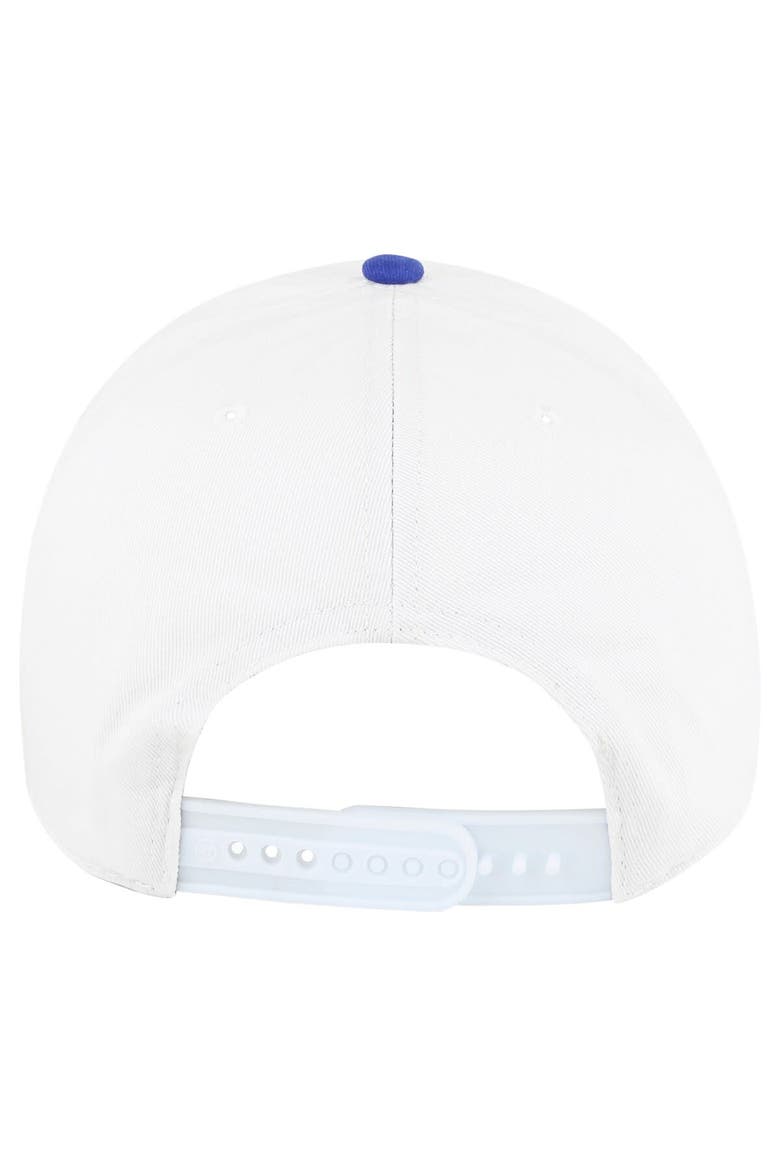 Men's '47 White Kansas Jayhawks Gridiron Clean Up Adjustable Hat, Alternate, color, White