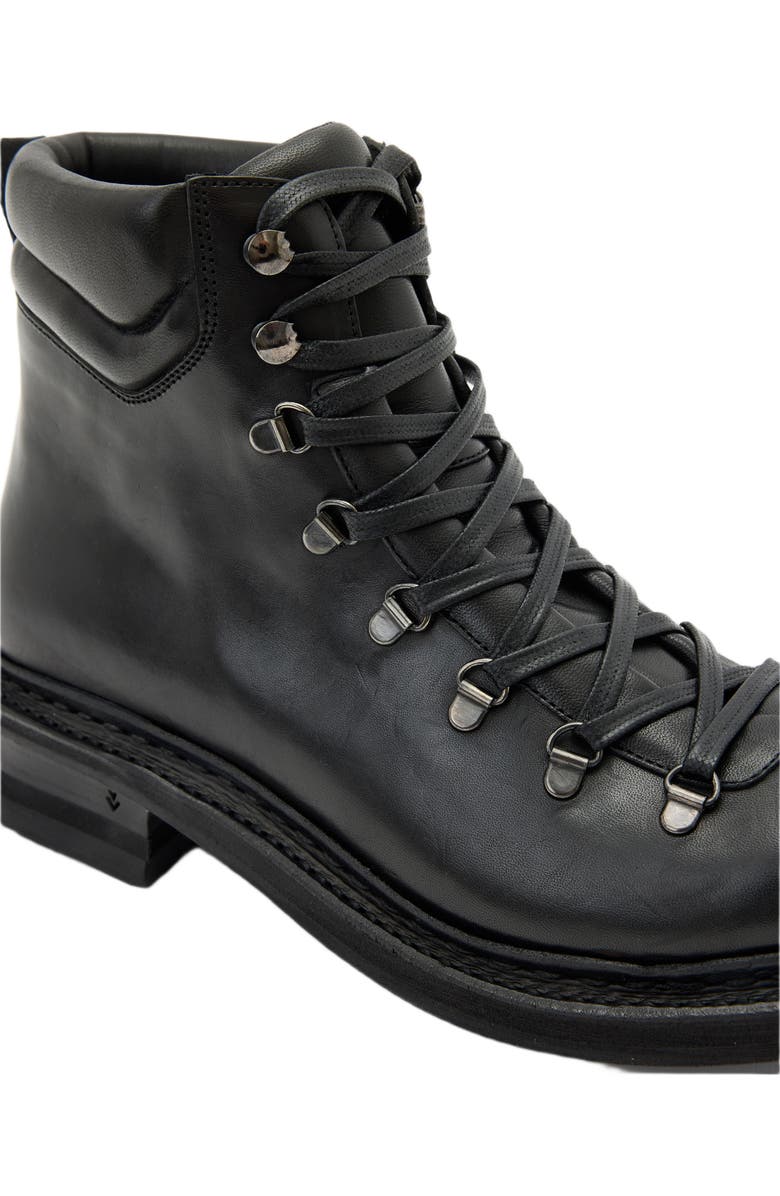 John Varvatos Bergen Hiking Boot, Alternate, color, Black