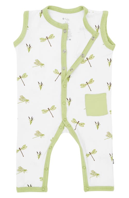 Kyte Baby Dragonfly Romper In Green