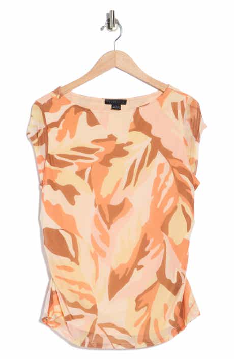 Sanctuary Meet You There Cap Sleeve Mesh Top