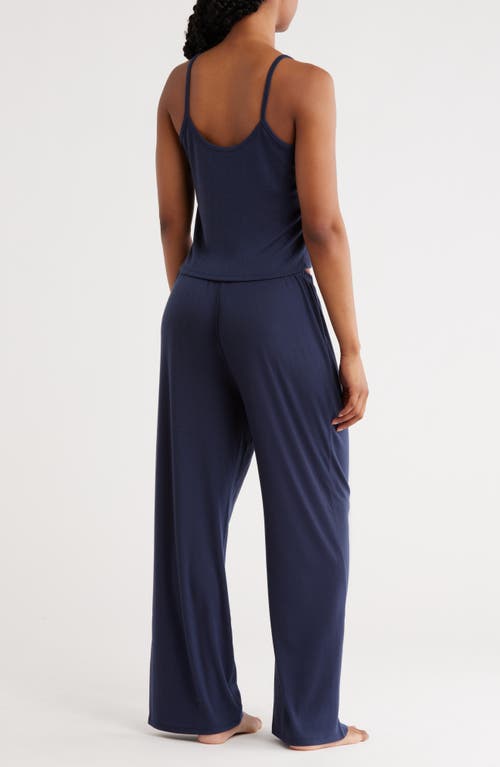 Abound Pointelle Knit Camisole Pajamas In Blue