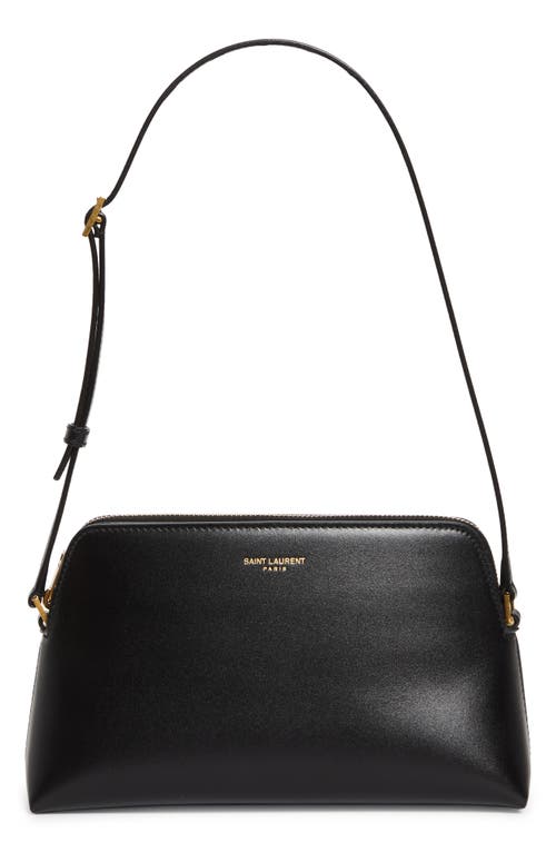 Saint Laurent Mini Lou Matelassé Leather Camera Bag In Black