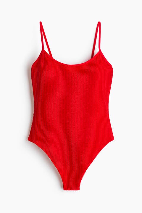 Padded-cup High Leg Swimsuit