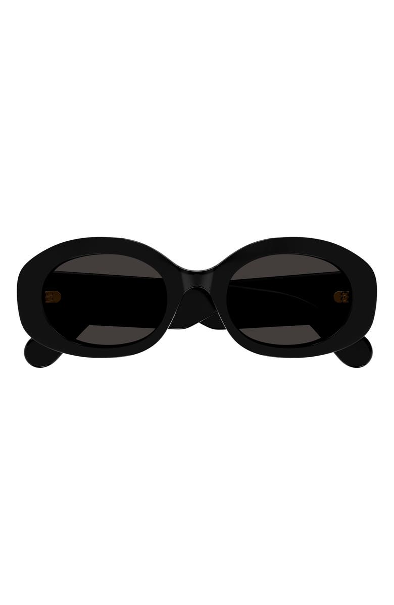 Chloé 53mm Oval Sunglasses, Main, color, 