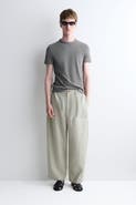 COS Linen Relaxed-fit Barrel-leg Pants