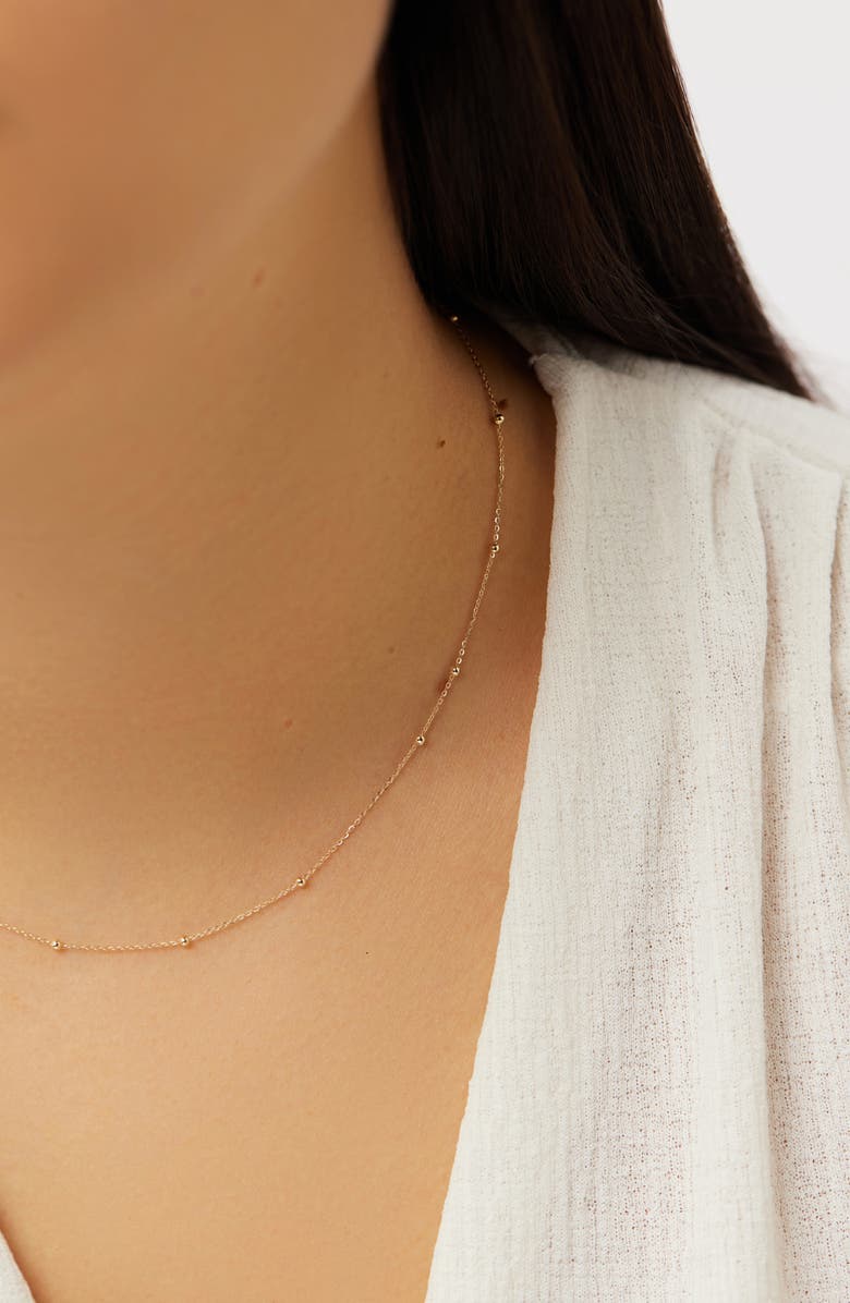 Ana Luisa Gold Layered Letter Necklace, Alternate, color, E