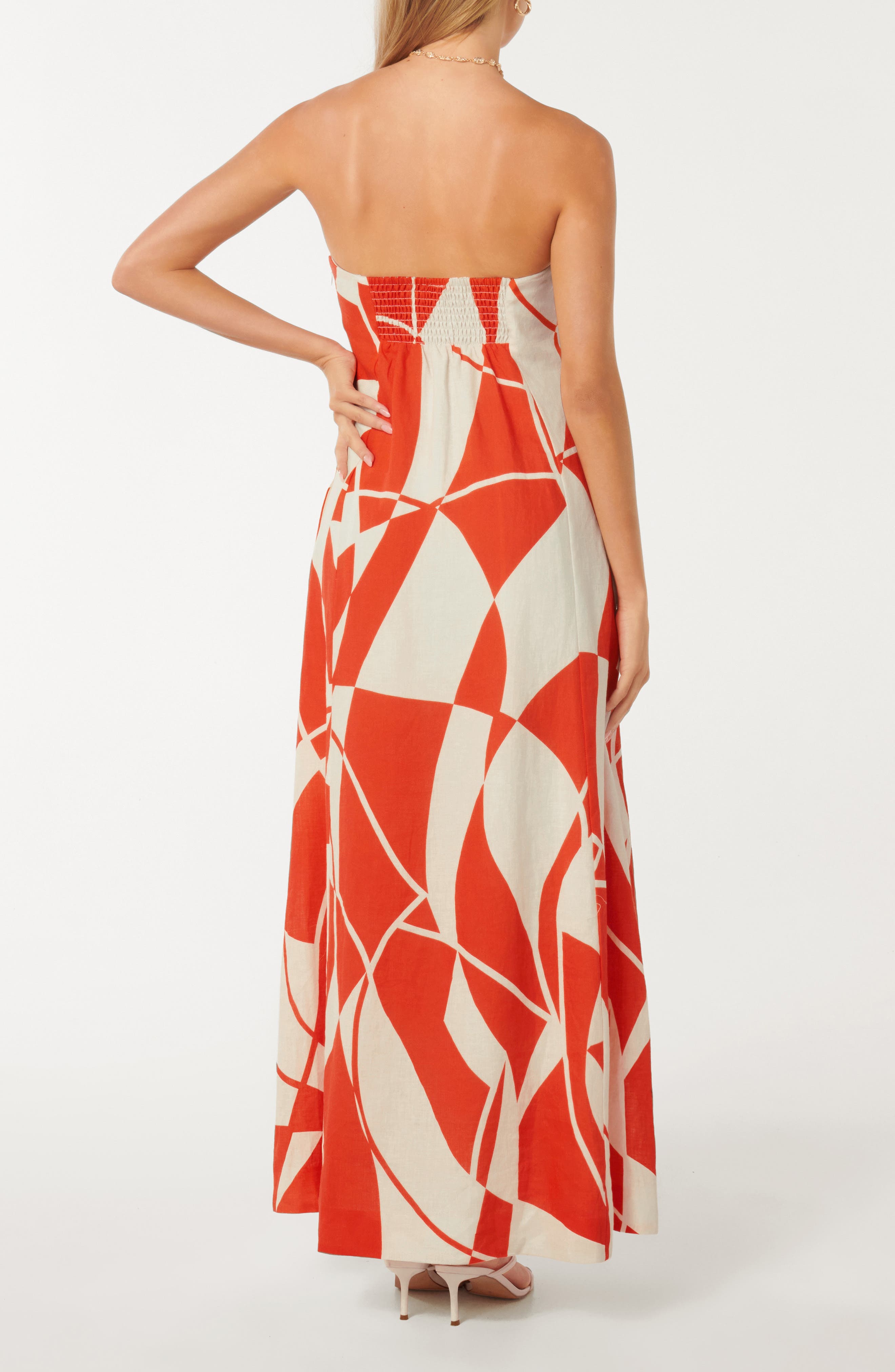 Amanda Strapless Maxi Dress - image 2