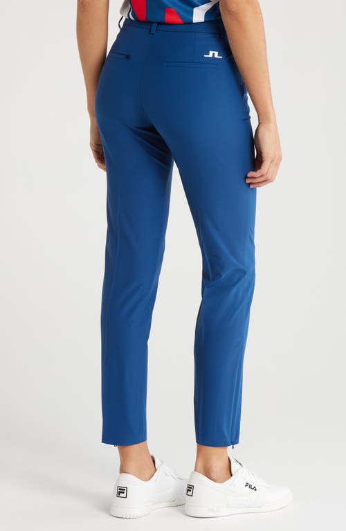 J. Lindeberg Pia Performance Crop Golf Pants In Estate Blue