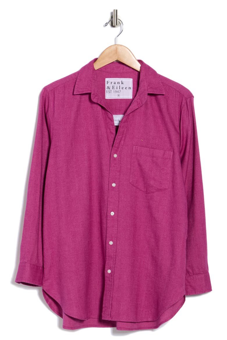 Joedy Boyfriend Button-Up Shirt, Alternate, color, PINK