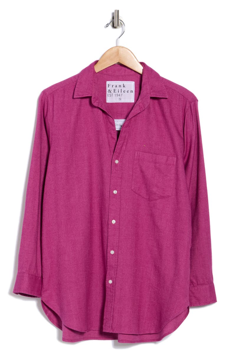 Frank & Eileen Joedy Boyfriend Button-Up Shirt, Main, color, Pink