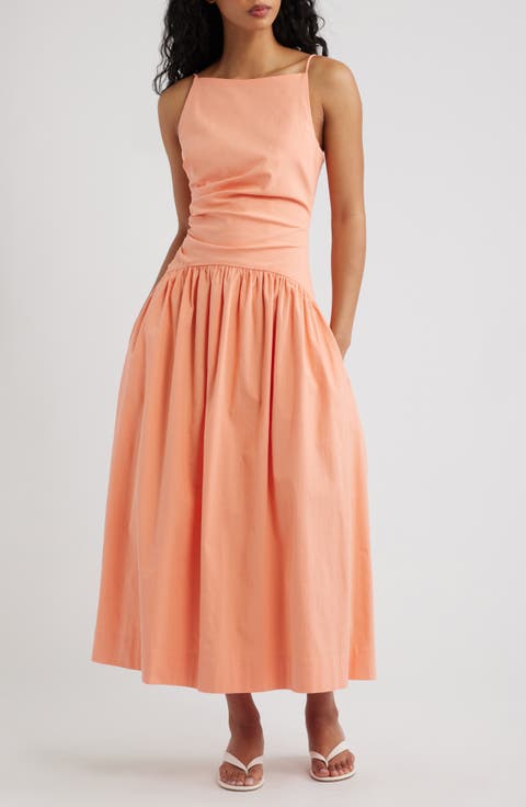 Talie Stretch Cotton Maxi Dress