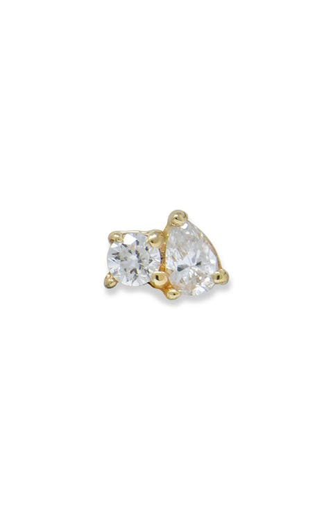 Mini Cléo Jumelle Lab Grown Diamond Stud Earring
