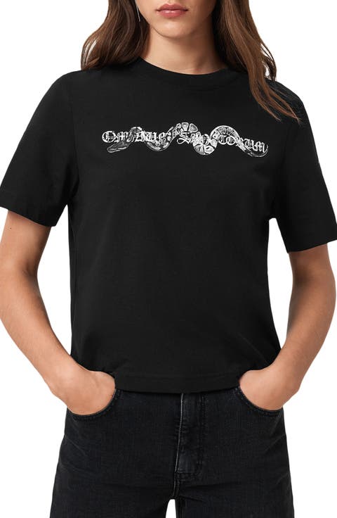 Vena Lisa Cotton Graphic T-Shirt