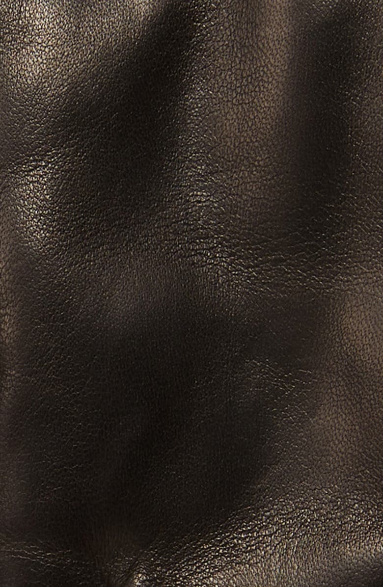 Valentino Garavani VLOGO Chain Cashmere Lined Leather Gloves, Alternate, color,