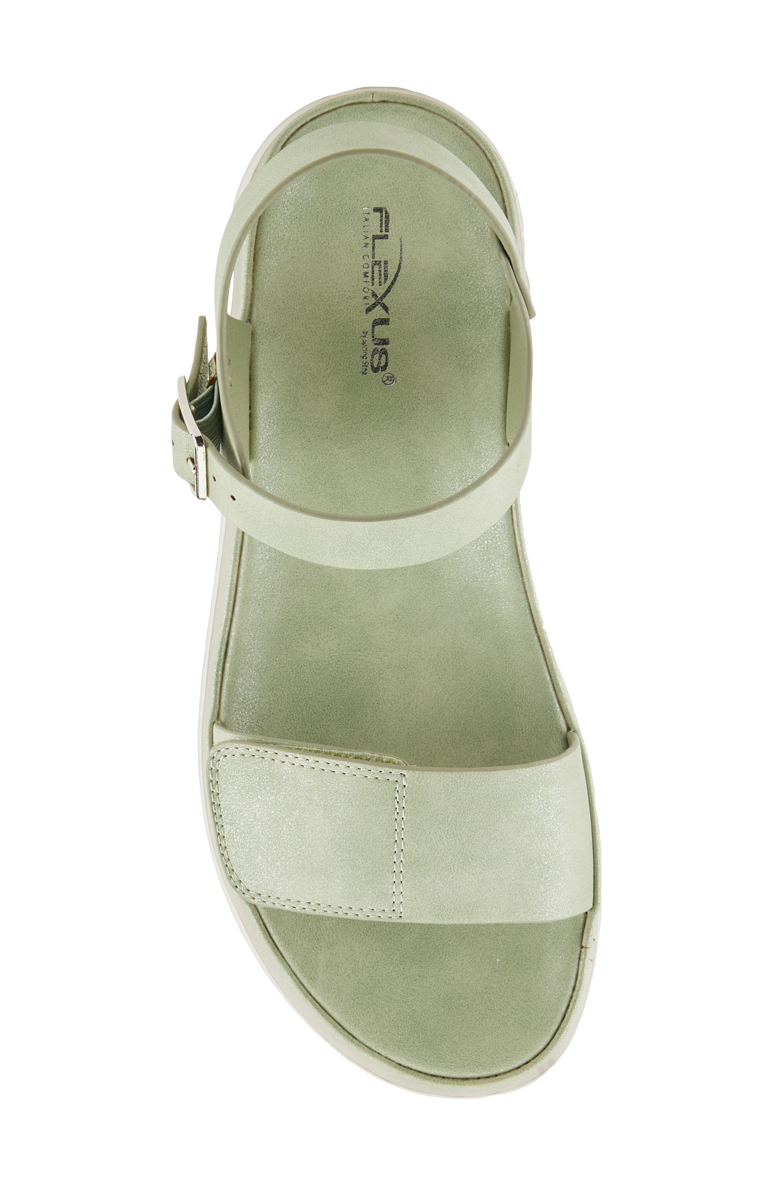 Flexus by Spring Step Shinzon Ankle Strap Platform Wedge Sandal, Alternate, color, 