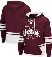COLOSSEUM Men's Colosseum Maroon Mississippi State Bulldogs Lace Up 3.0 Pullover Hoodie