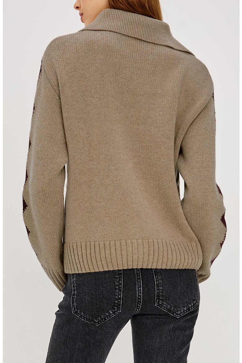 Rhea Cardigan Sweater, Alternate, color, HORSESHOES