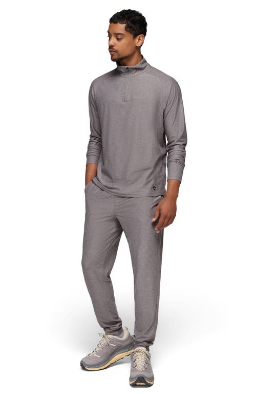 Prana Altitude Tracker Performance Quarter Zip In Gray