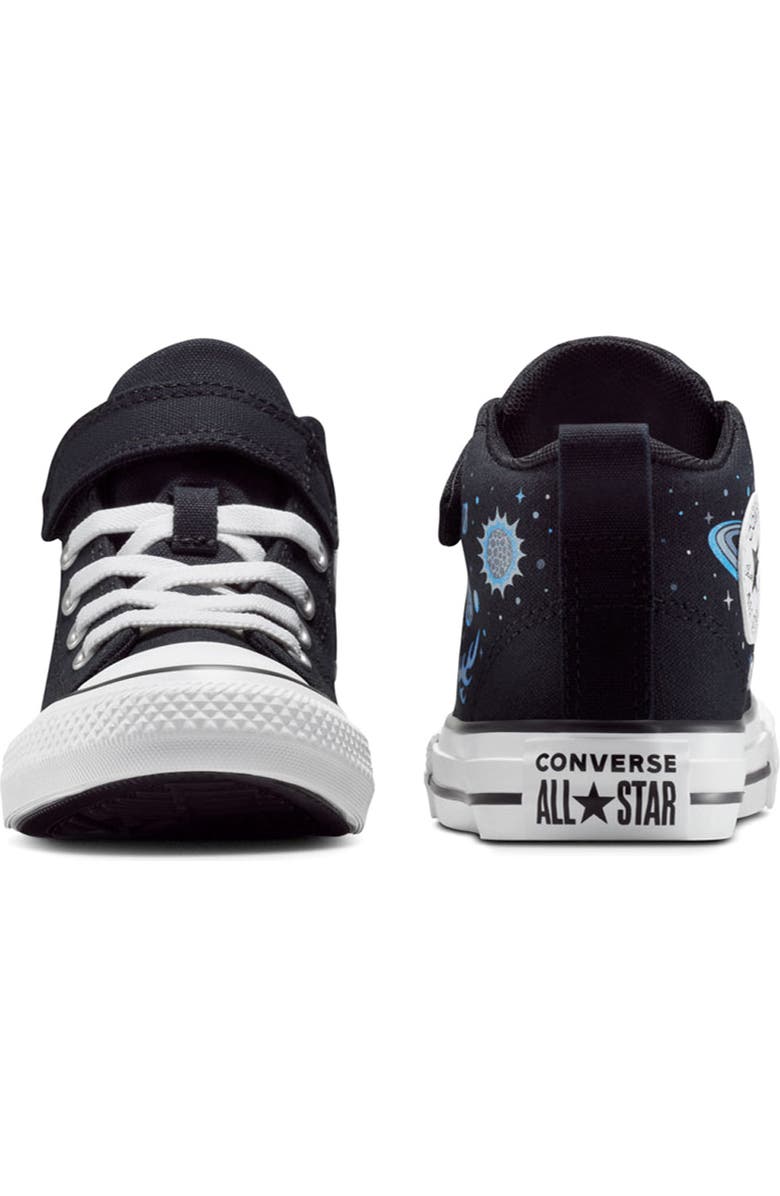 Converse Kids' Chuck Taylor<sup>®</sup> All Star<sup>®</sup> Malden Street Mid Top Sneaker, Alternate, color, Black/ White