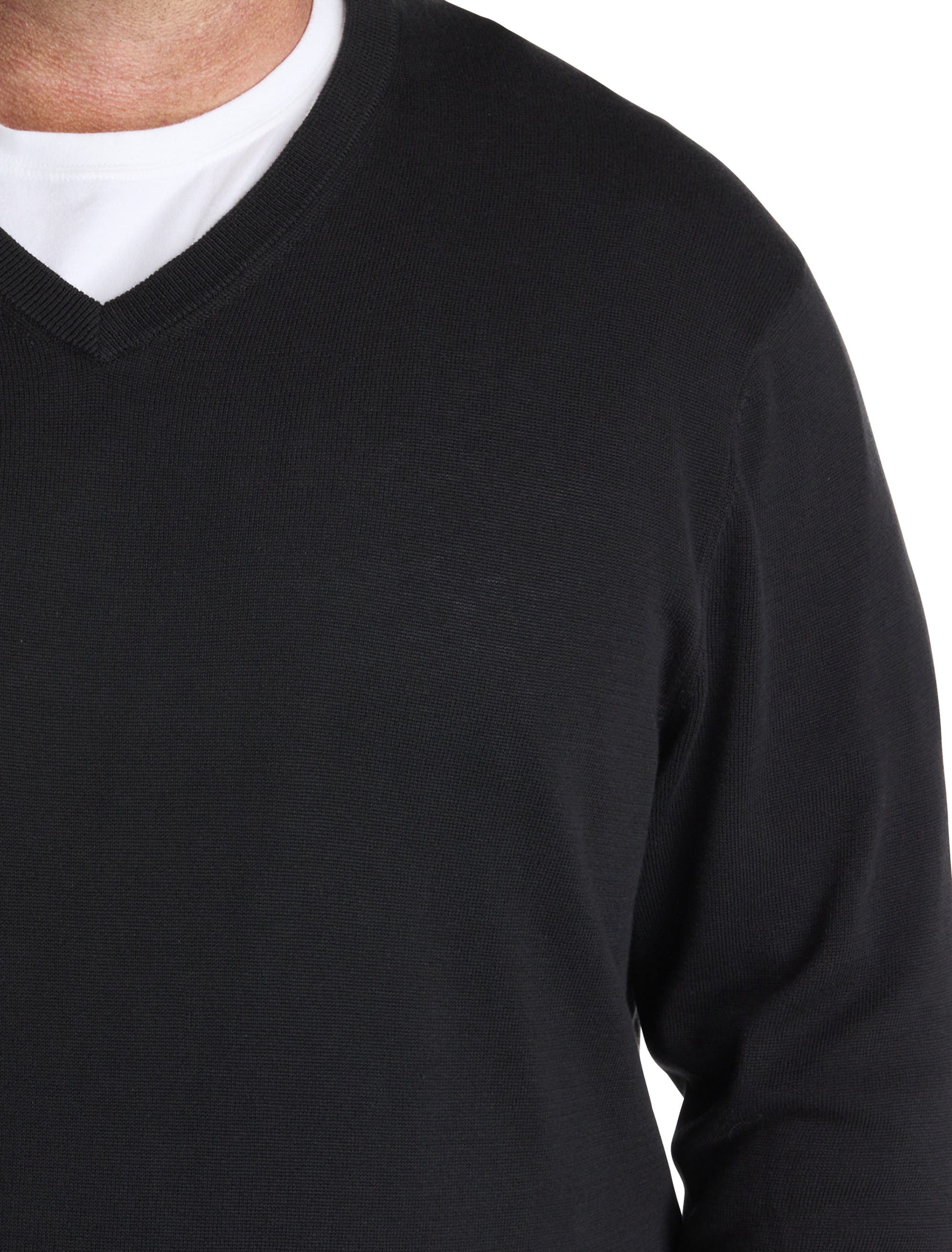 Big & Tall V-Neck Pullover - image 2